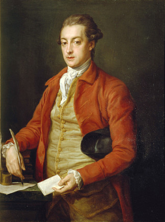莱昂内尔·达默尔的肖像 Portrait of Lionel Damer (1772)，蓬佩奥·巴托尼