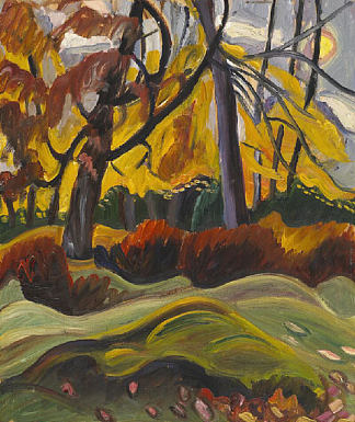 秋天的风景 Autumn Landscape (1941)，普鲁当斯·赫沃德