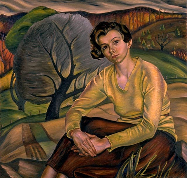 穿黄色毛衣的女孩 Girl in Yellow Sweater (1936)，普鲁当斯·赫沃德