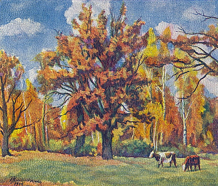 秋天 Autumn (1949)，孔科洛夫茨基