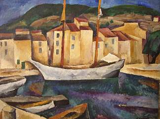 黑 醋栗。船。 Cassis. Boats. (1913)，孔科洛夫茨基