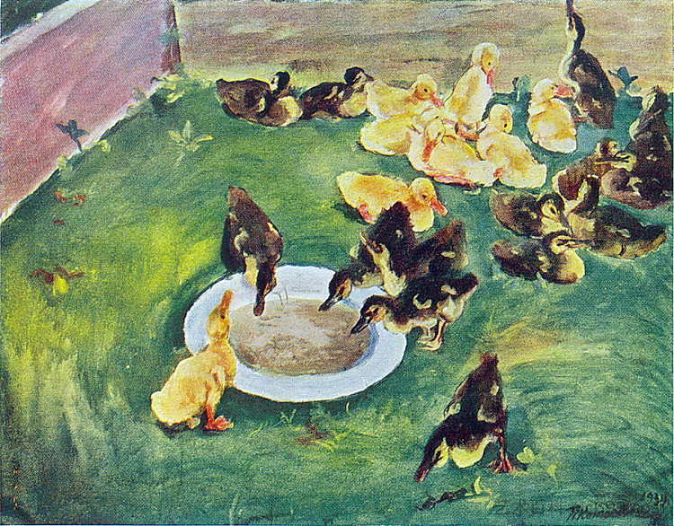 雏鸭 Ducklings (1934)，孔科洛夫茨基