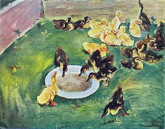 雏鸭 Ducklings (1934)，孔科洛夫茨基