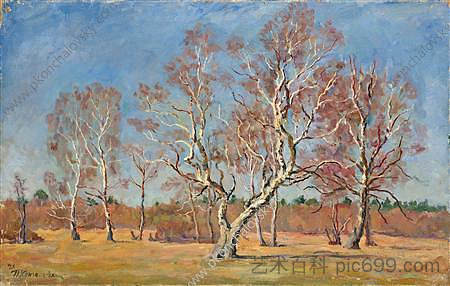 早春。桦树。 Early spring. Birches. (1948)，孔科洛夫茨基