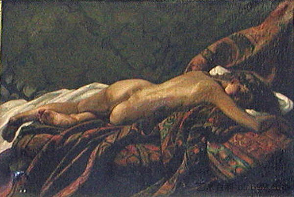 女性裸体 Female nude，孔科洛夫茨基