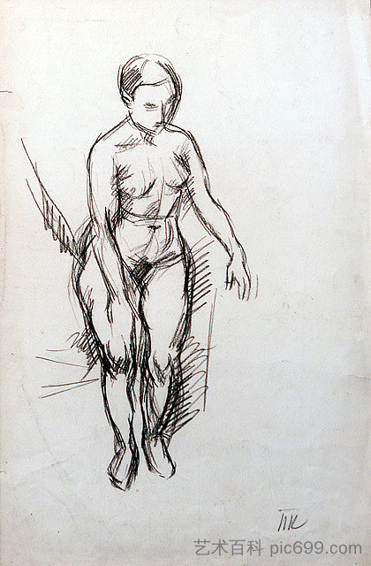 女性裸体 Female nude，孔科洛夫茨基