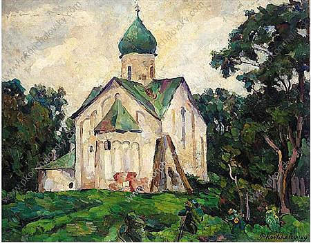 诺夫哥罗德。彼得和保罗教堂。 Novgorod. Peter and Paul Church. (1925)，孔科洛夫茨基