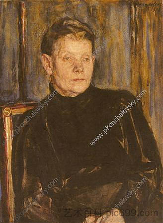 阿库琳娜·马克西莫夫娜·科帕涅娃的肖像 Portrait of Akulina Maximovna Kopaneva (1906)，孔科洛夫茨基