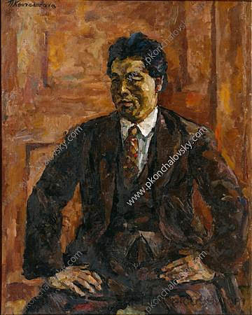 日本艺术家矢部山的肖像 Portrait of Japanese artist Yabe-shan (1927)，孔科洛夫茨基