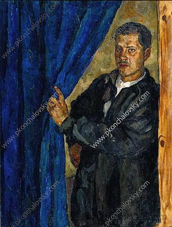 艺术家的儿子彼得·康恰洛夫斯基的肖像 Portrait of Pyotr Konchalovsky, the son of the artist (1926)，孔科洛夫茨基