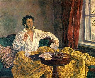 普希金在米哈伊洛夫斯基 Pushkin at the Mikhailovsky，孔科洛夫茨基