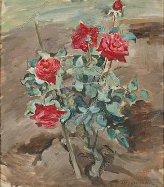 地上的玫瑰 Roses in the ground (1935)，孔科洛夫茨基