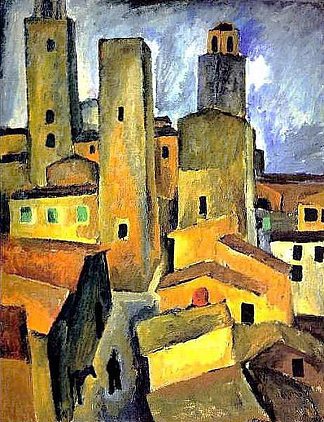 圣吉米尼亚诺 San Gimignano (1912)，孔科洛夫茨基