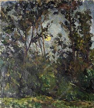 月亮穿过树林 The moon through the trees (1923)，孔科洛夫茨基