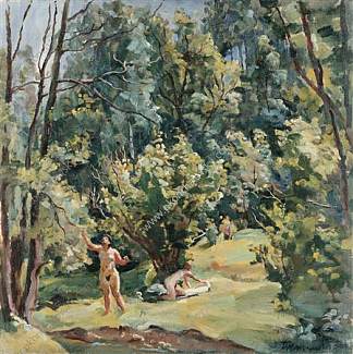 小溪边的女人 The woman at the creek (1932)，孔科洛夫茨基