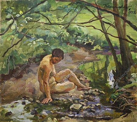 小溪边的女人 The woman at the creek (1932)，孔科洛夫茨基