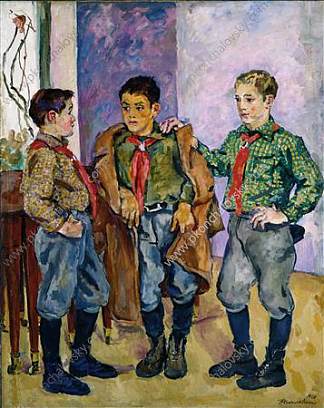 三个西班牙男孩 Three Spanish boys (1938)，孔科洛夫茨基