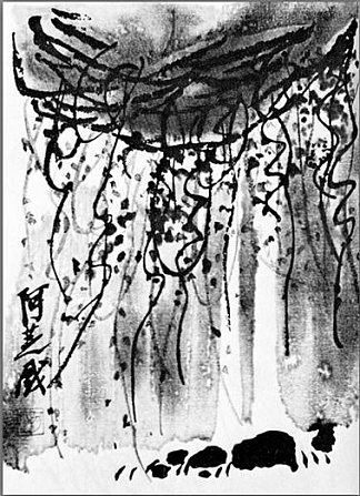 紫藤 Wisteria (1910)，齐白石