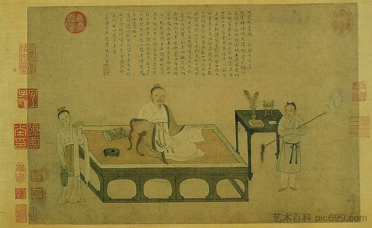 倪赞的肖像 Ni Zan's portrait (1542)，邱颖