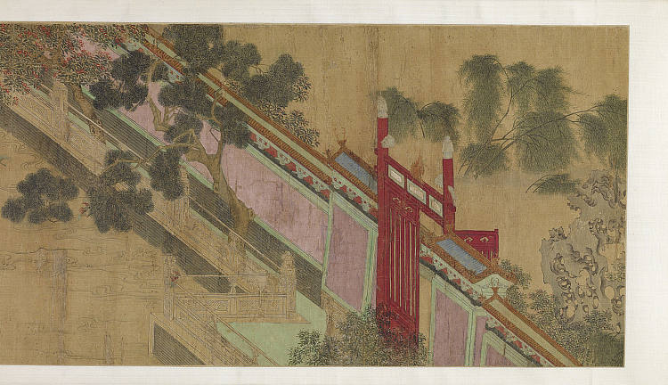 汉宫的春日清晨（视图A） Spring Morning in the Han Palace (View A) (1530)，邱颖