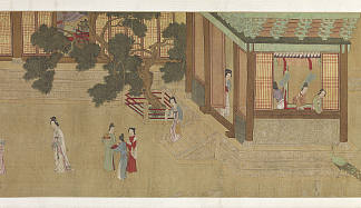 汉宫的春日清晨（景观C） Spring Morning in the Han Palace (View C) (1530)，邱颖