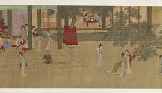 汉宫的春日清晨（景观E） Spring Morning in the Han Palace (View E) (1530)，邱颖