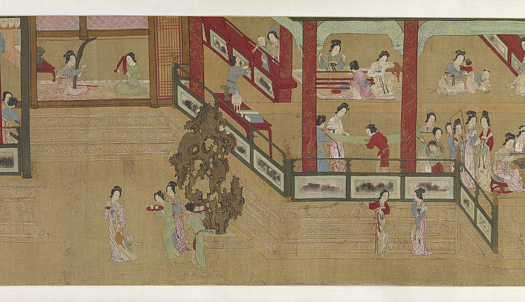 汉宫的春日清晨（查看H） Spring Morning in the Han Palace (View H) (1530)，邱颖