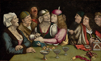 不匹配的婚姻（婚姻契约） Ill-Matched Marriage (The Marriage Contract) (c.1525 – c.1530)，康坦·马西斯