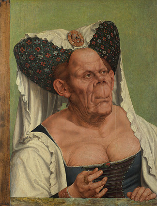 一个老妇人（丑陋的公爵夫人） An Old Woman (The Ugly Duchess) (c.1513)，康坦·马西斯