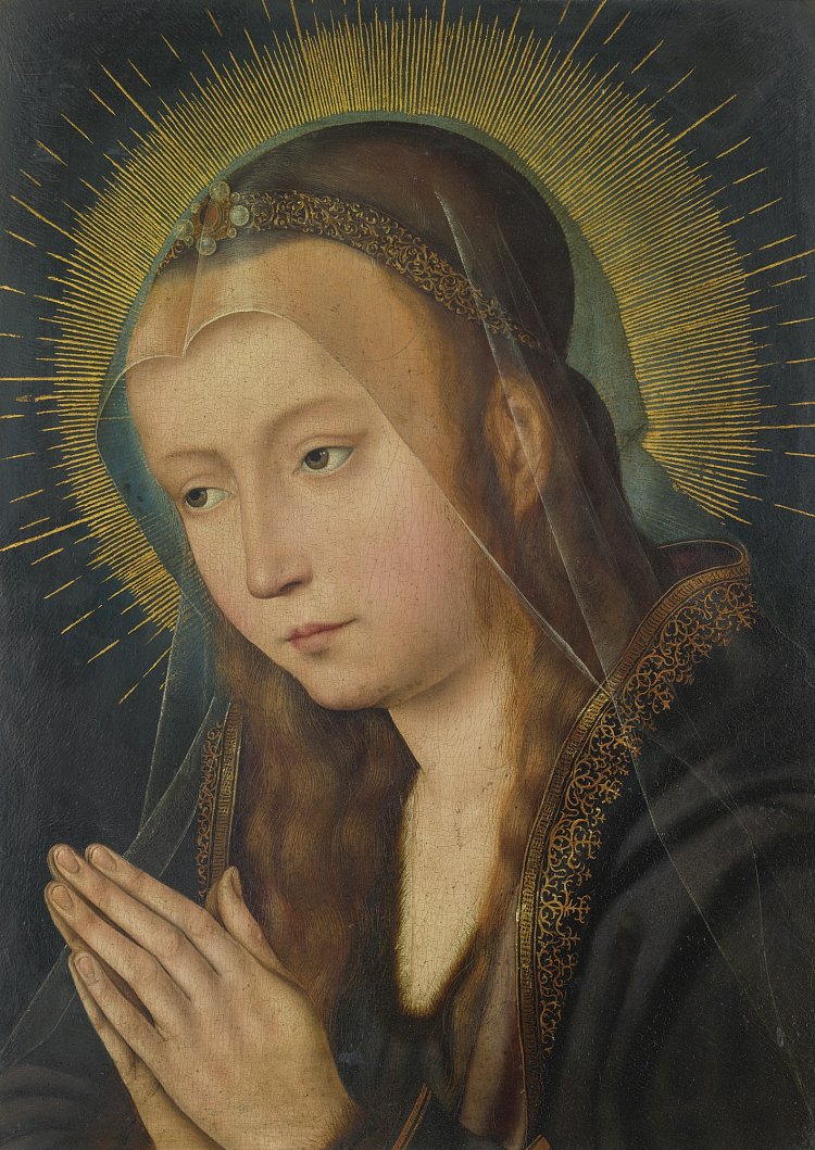 祈祷中的圣母 Virgin in Prayer，康坦·马西斯