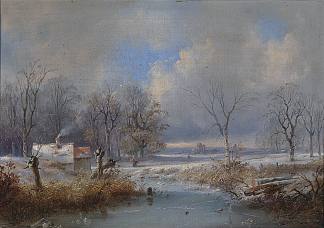 冬 Winterlandschaft (1830)，拉登·萨利赫
