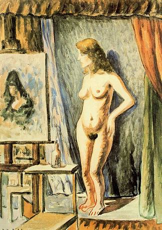 裸色内饰 Interior with nude，拉斐尔·萨巴莱塔