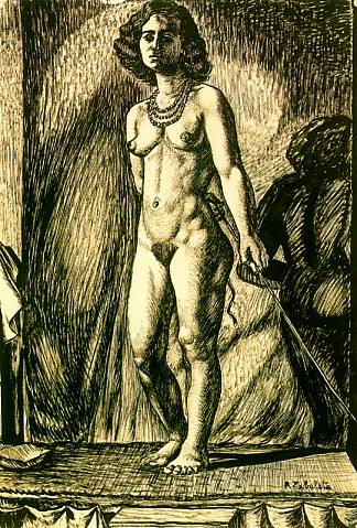 裸体女人 Nude Woman，拉斐尔·萨巴莱塔
