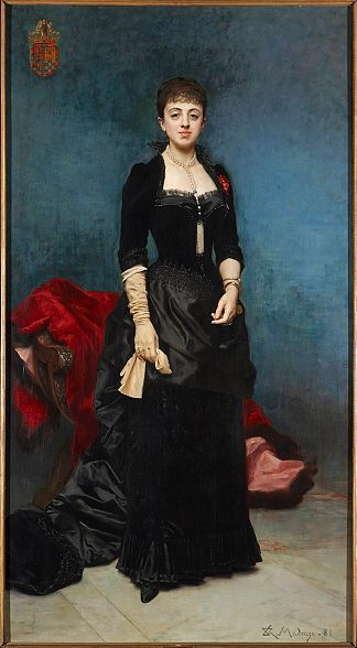 罗萨里奥·法尔科夫人，西鲁埃拉伯爵夫人 Mrs. Rosario Falco, Countess of Siruela (1881)，雷蒙多·德·马达佐
