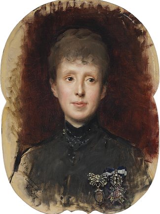 哈布斯堡-洛林的玛丽亚·克里斯蒂娜女王 Queen Maria Cristina of Habsburg-Lorraine (1887)，雷蒙多·德·马达佐
