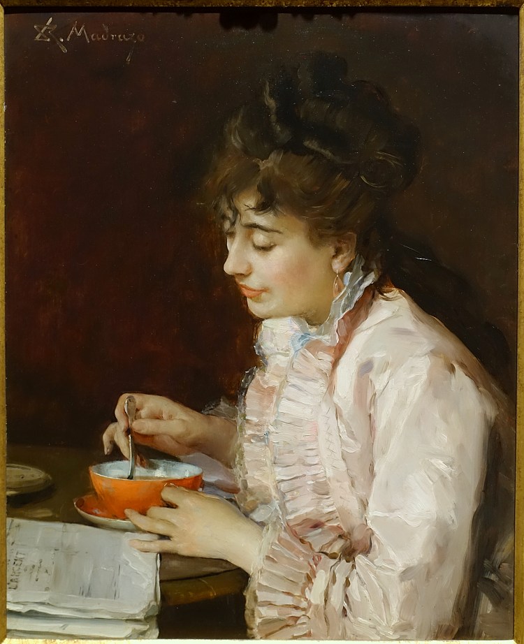 一位女士的肖像 Portrait of a Lady (1890 - 1891)，雷蒙多·德·马达佐