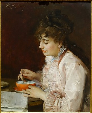 一位女士的肖像 Portrait of a Lady (1890 – 1891)，雷蒙多·德·马达佐