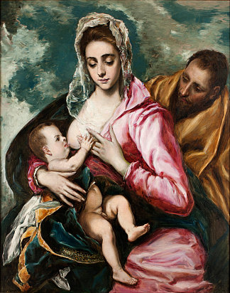 神圣家族（在埃尔·格列柯之后） Holy Family (after El Greco) (1908)，雷蒙多·德·马达佐