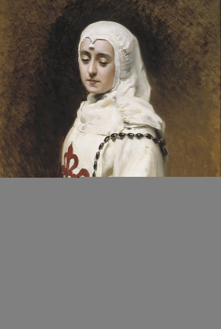 Portrait of Maria Guerrero 飾演 Doña Inés Portrait Of Maria Guerrero as Doña Inés (1891)，雷蒙多·德·马达佐