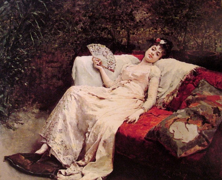 躺椅女士 Reclining Lady，雷蒙多·德·马达佐