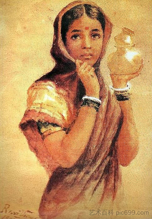 挤奶女仆 The Milkmaid (1904)，拉贾·拉维·瓦尔马