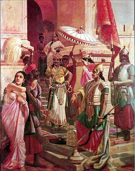 梅加纳达的胜利 Victory of Meghanada (1905),拉贾·拉维·瓦尔马