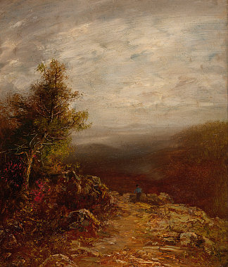 云层之上 Above the Clouds (c.1875)，拉尔夫·布莱克洛克