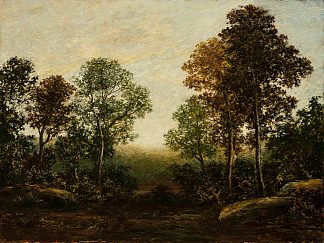 树木景观 Landscape with Trees，拉尔夫·布莱克洛克