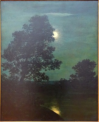小溪上的月光 Moonlight on the Brook，拉尔夫·布莱克洛克