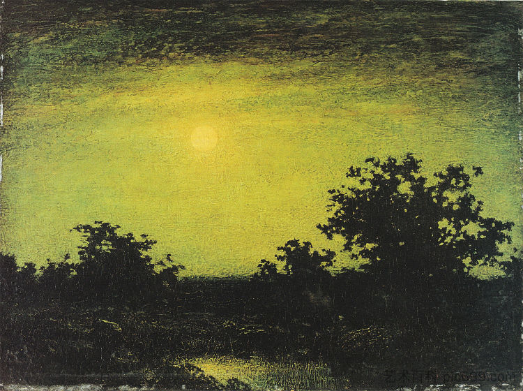 月光 Moonlight (1890)，拉尔夫·布莱克洛克