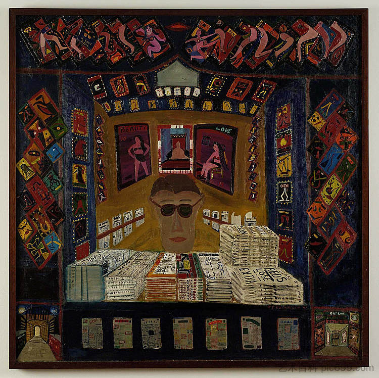 盲人新闻经销商 Blind News Dealer (1947)，拉尔夫·法萨内拉