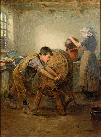 黄油搅拌器 The Butter Churn (1897)，拉尔夫·赫德利