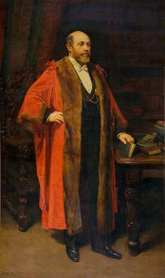 市议员 H. W. 牛顿爵士，太平绅士 Alderman Sir H. W. Newton, JP (1901)，拉尔夫·赫德利