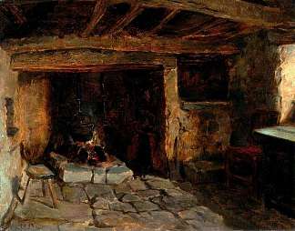 老厨房 The Old Kitchen (1893)，拉尔夫·赫德利